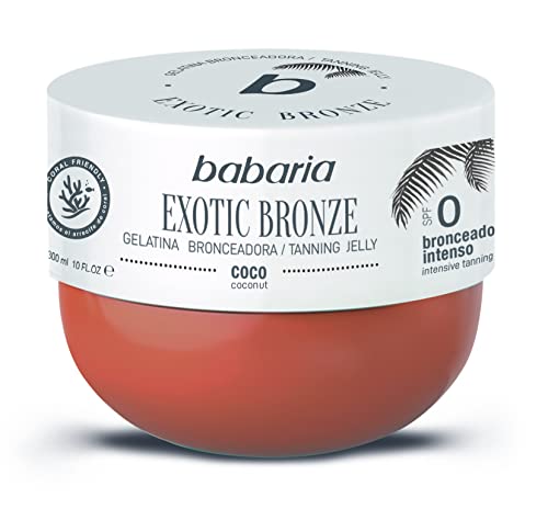 Babaria - Gelatina bronceadora de coco SFP0 - Activador del bronceado - 200 ml