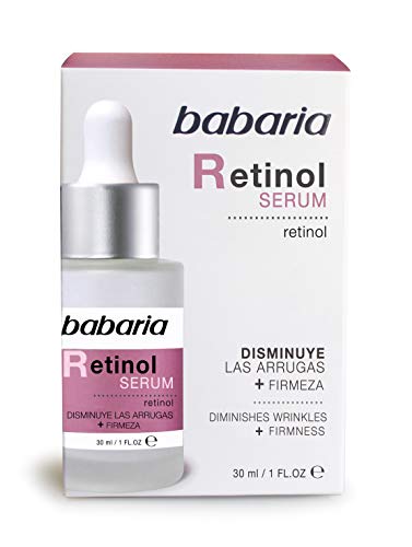 Babaria - Retinol Sérum, Disminuye las Arrugas y Aporta Firmeza, Apto para Todo Tipo de Pieles y Edades, Vegano - 30 ml