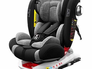 Babify Onboard Silla de Coche Giratoria 360º – Grupos 0/1/2/3 - Reclinable - Contramarcha hasta grupo 1