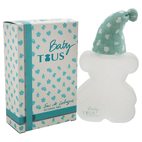 Baby Tous, Eau de Cologne para Bebé sin Alcohol, Fragancia Floral Almizclada, 100 ml con Vaporizador