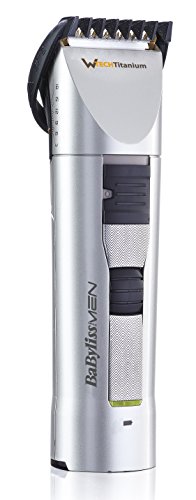 BaByliss Cortapelos E781E - Recortadora para cabello y barba, tecnología W-Tech captura total, precisión 1mm, cuchilla fija de titanio