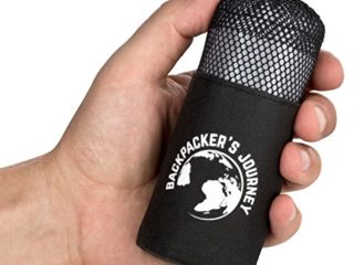 Backpacker's Journey Saco de Viaje Ultra-pequeño y Ultraligero (155g), Saco de Dormir de cabaña Ligero, Fino. Ideal para mochileros, hostales y cabañas (Gris)