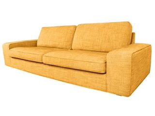 BACoverZone Funda de Sofá para IKEA Kivik 3 Plazas (228cm), Relax Protector de Sofá 3 Plazas para Salón, Funda de Sofá Lavable (T-12,3 Plazas)