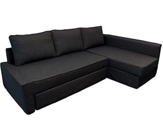 BACoverZone Fundas para Sofa para IKEA Friheten, Cubre Sofa en Forma de L, Funda Sofa Chaise Long（T-32，Derecha）