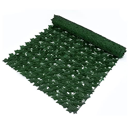 BAITUB Celosias para Jardin con Hojas Cercas Decorativas Pared de Planta Artificial Valla de privacidad Transpirable Privacidad seto Pared Decoración de terraza Artificial Ocultacion Jardin(Color:,Si