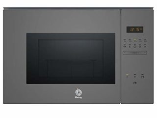 Balay 3CG5172A0 - Microondas integrable Serie Cristal, Capacidad 20 Litros, Con Grill, Color Gris Antracita