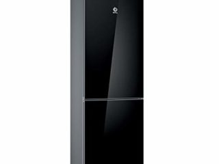 Balay, 3KFE565BI - Frigorífico combi No-Frost, Acabado en cristal, Altura 186 cm, 237 litros, Color Negro