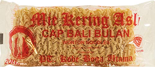 Bali Bulan Wonton Noodles Mie Kering Asli 200 g
