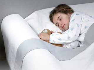 BANBALOO- Barrera de Seguridad Cama niño - Anticaídas Infantil/Barandilla de Espuma Antideslizante de Viaje Transportable, para Camas de Matrimonio, abatibles, 150 cm,180 cm, Nido, Tipi y Montessori