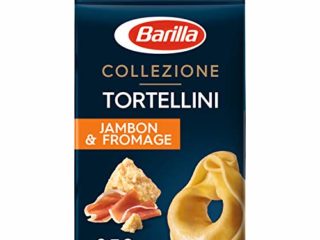 Barilla Tortellini - Pasta forrada con jamón y queso (250 g, 5 unidades)