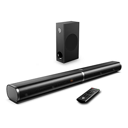Barra de Sonido 2.1 con Subwoofer 190 W Altavoces Barra de Sonido para TV HDMI, Bluetooth 5.0, Cine en Casa para TV, PC, PS4, Portátil, Tablet Tapio III