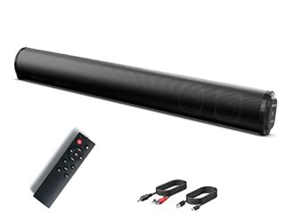 Barras de sonido Poesy, altavoces de TV con función de conexión Bluetooth 5.0, altavoces de cine en casa, compatibles con teléfonos inteligentes,tabletas, múltiples modos(Bluetooth, AUX, RCA, USB, TF)