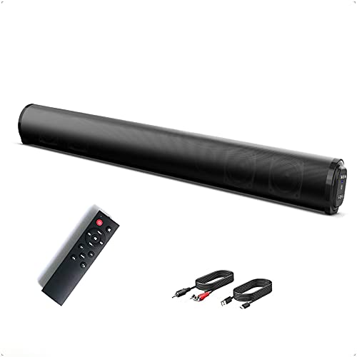 Barras de sonido Poesy, altavoces de TV con función de conexión Bluetooth 5.0, altavoces de cine en casa, compatibles con teléfonos inteligentes,tabletas, múltiples modos(Bluetooth, AUX, RCA, USB, TF)