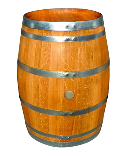 Barril de Madera Segunda Mano 225L, Madera reacondicionada con Tratamiento de Aceite