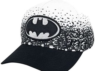 Batman Logo Mujer Gorra Negro-Blanco 100% algodón