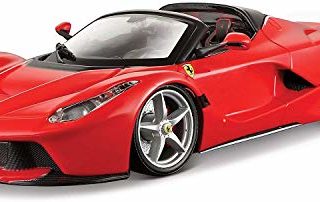 Bburago Maqueta de LaFerrari Aperta Ferrari Ferrari (Escala 1:43), Color Rojo