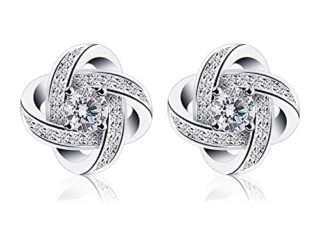 B.Catcher Pendientes Mujer Plata de Ley 925 ''Eres la luz de mis ojos'' con Para Regalo San Valentín Originales