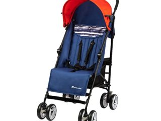 Bebe Confort Rainbow Silla de paseo ligera y reclinable multi posiciónes, plegable con cierre compacto, para niños 6 meses-4 años hasta 22 kg, color Blue Lines