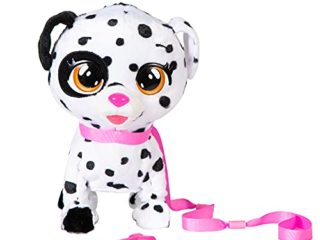 BEBÉS LLORONES Spot el dálmata Mascota de Dotty, Peluche Perro Interactivo Que Camina y Llora de Verdad, Juguete y Regalo óptimo para niñas y niños +3 Años