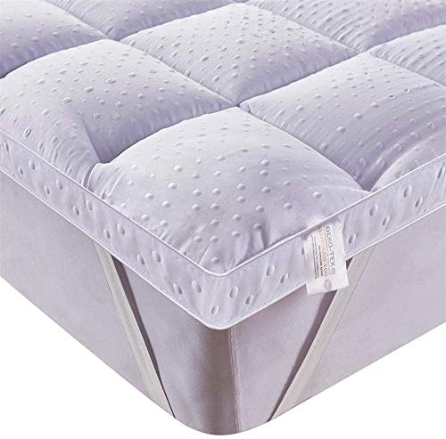 Bedecor Colchoncillos,Colchón Topper de Microfibra,Antialérgico,Suave-(135 x 190 cm)