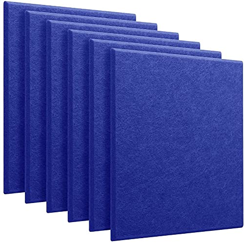 Bedroom Paneles Acústicos Espuma De Estudio Paneles De Insonorización Abrilamiento De Espuma De Espuma Equipo De Música Equipo De Música Acústicos Espuma(Color:6 Pack-Blue)