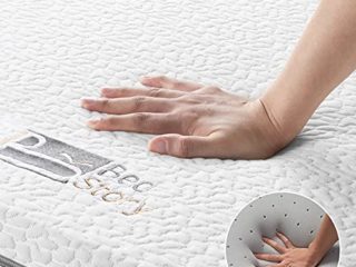 BedStory Topper Viscoelastico Carbón de Bambú Topper Colchón 150x190x6cm Sobrecolchón Antiácaros y Transpirable con Funda Desmontable y Lavable
