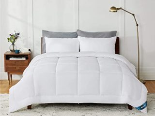 Bedsure Edredón Cama 150 Verano - Relleno Nórdico 240x220 cm, 180 gr/m² de Fibra Suave y Antiácaro, Reversible y Moderno