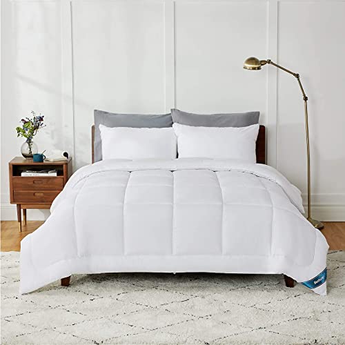 Bedsure Edredón Cama 150 Verano - Relleno Nórdico 240x220 cm, 180 gr/m² de Fibra Suave y Antiácaro, Reversible y Moderno