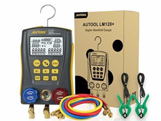 BELEY - Set de Medidor Manifold Digital de Refrigeración HVAC, medidor de temperatura de presión de vacío de alta precisión, medidor de fugas, medidor de Dignostic Kit