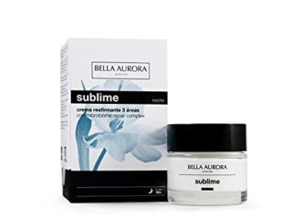 Bella Aurora Crema de Noche Mujer Anti-Edad Regeneradora 50+ Años, 50 ml | Anti-Arrugas | Efecto Lifting | Pieles Maduras | Cuida y Mejora el Microbioma de la Piel | Sublime
