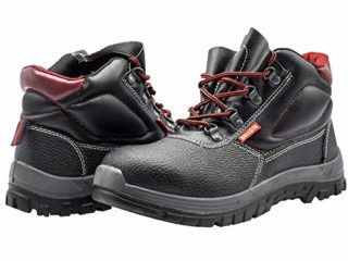 Bellota 7230043S3 Botas de trabajo de piel para hombre o mujer, Negro, 43