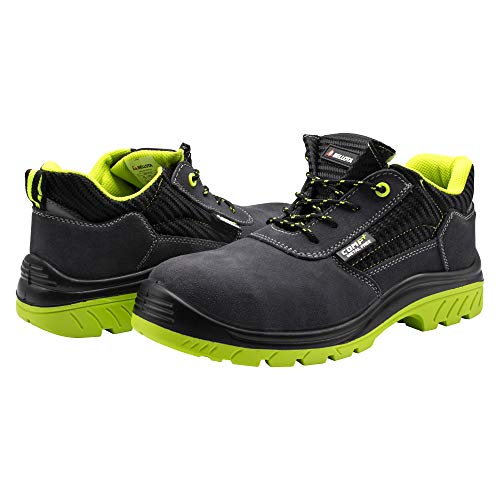 Bellota 72310-43S1P 7231043S1P Scarpe di Sicurezza, Gris, Negro, Verde, 43