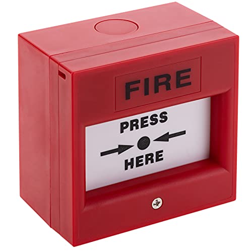 BeMatik - Pulsador Manual de Emergencia para alarmas de Incendios con luz led