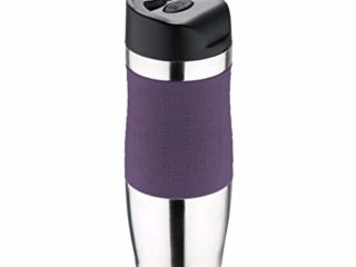 Bergner Travel Termo de Viaje, Acero Inoxidable, Morado, 21 cm