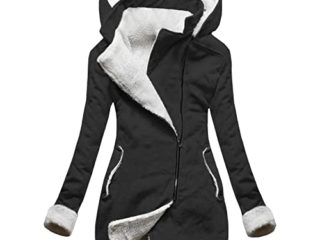 Berimaterry ropa mujer rebajas abrigos mujer invierno cálidao parka con Forro chaqueta largo mujer de felpa peludo sudaderas con cremallera capucha chandal Cárdigans Chaqueta softshell Acolchados