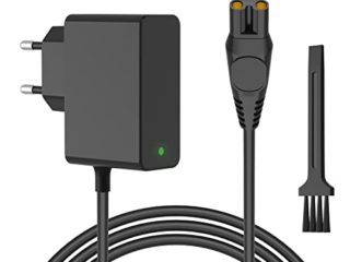 BERLS 15V HQ8505 HQ8500 Cargador Afeitadora Compatible con Philips 5,4W 6W 7,5W, HQ HS HC RQ AT PT MG BG BT Cable Maquinilla Philips Series 3000 5000 7000 9000 Shaver Charger Viaje Reemplaza- con Luz