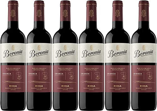 Beronia Crianza - Vino D.O.Ca. Rioja - 6 botellas de 750 ml - Total: 4500 ml