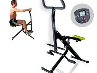 BEST DIRECT Ab Booster Plus Visto en TV Máquina de Musculación Multifuncional con Miniordenador Entrenamiento Fitness Completo con Ejercicios Cardiovasculares y de Tonificación