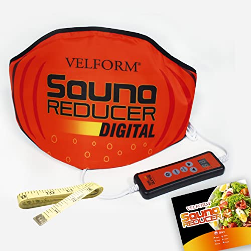 BEST DIRECT Sauna Reducer Versión Digital Sistema Reductor de Grasa Máquina para Adelgazar para Cintura Abdominales Estómago Muslos Caderas Fitness en Casa Fácil y Rápido Ejercicios para Adelgazar