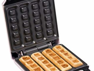 Bestron Sweet Dreams Gofrera para Gofres Bastón, Diseño Retro, 460 W, Plástico/Metal