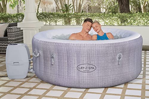 BESTWAY - Spa Hinchable Lay-Z-Spa Cancún Para 2-4 personas Redondo 180 x 66 cm