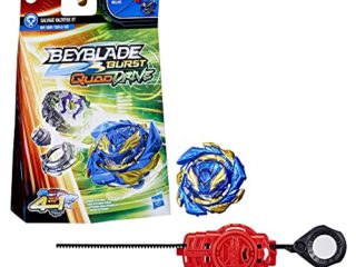 Beyblade Burst QuadDrive - Kit Inicial con Top Salvage Valtryek V7 Tipo Ataque/energía - Top de Batalla con Lanzador Incluido