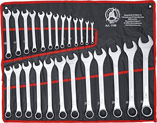 BGS Do it yourself 1198 | Juego de llaves combinadas | 6-32 mm | 25 piezas