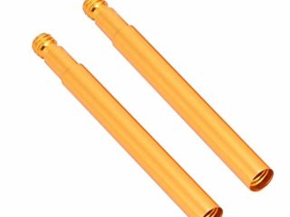 Bicicleta Presta Válvula Extensor, 2 Unids 60mm 2 Colores Opcional Bicicleta Válvula Extensor Válvulas de Llanta Interna Extensión Accesorio Ciclismo(Dorado)