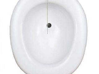 Bidé sanitario acoplable al inodoro de plástico | Medidas: 38 x 41,5 x 14 cm | con tapón