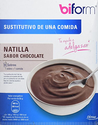 Biform Sustitutivo Crema de Chocolate, Sustituye una comida - 6 sobres x 50 g