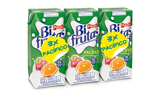 Bifrutas - Zumo de frutas pacífico y leche- 3 x 330 ml