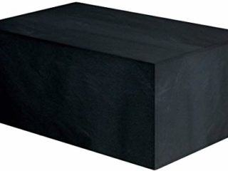 Bikain BI003PR-Funda Premium para Mesa Rectangular Impermeable y Extremadamente Resistente de 130x71x79cm, Negro
