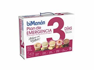 BiManán Plan Emergencia 3 días - Batidos sustitutivos de la dieta completa para el control del peso