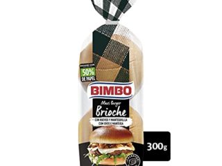 Bimbo Panecillo Brioche para Burgers, 300g, 4 unidades